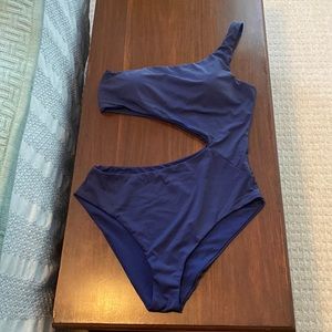 BCA - Size XL - Navy One Shoulder Cutout Monokini